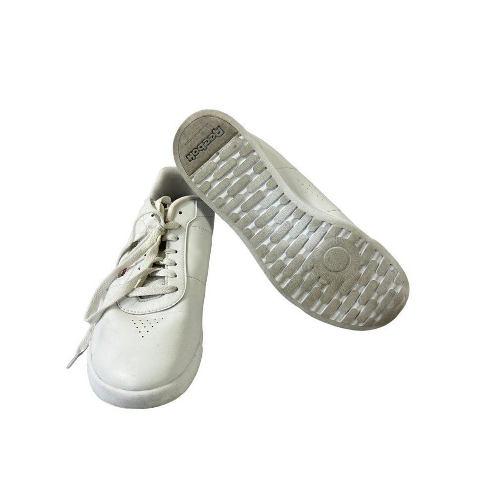 Reebok Classic Men's All White Low Top Sneakers - Picture 6 of 6